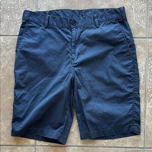 Murano Navy Flat Front Shorts -‎ 33